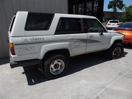 1989 TOYOTA 4RUNNER WHITE 3.0 V6 AT 4WD Z19637